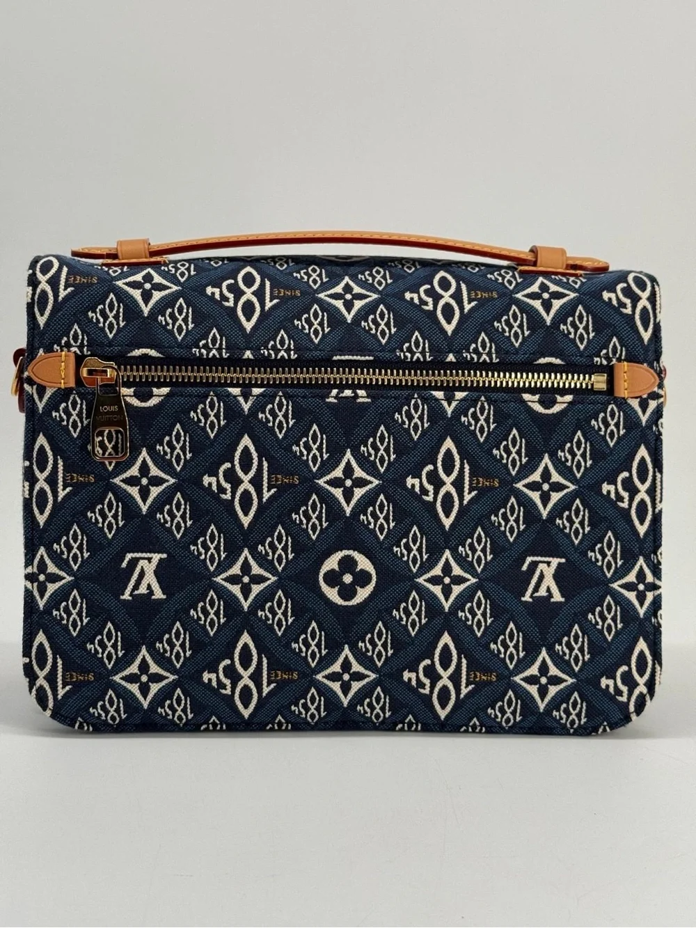 Louis Vuitton Jacquard Since 1854 Pochette Metis Blue Shoulder Bag